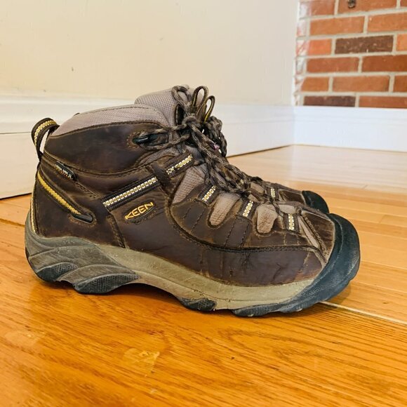 Mens Keen Targhee Waterproof Brown Hiking Shoes! Size 8 main image 14